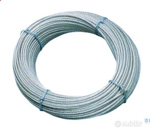 FUNE IN ACCIAIO 19FILI DIAM 10MM 100MT