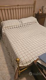 coperta copriletto matrimoniale in pizzo 