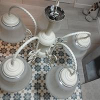 lampadario stile shabby 