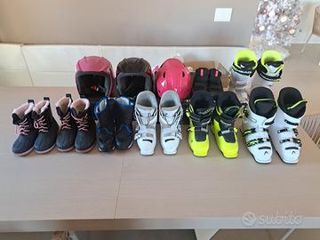 attrezzatura sci bambino ragazzo