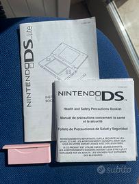 Manuali Nintendo DS Lite Rosa + Cover Slot