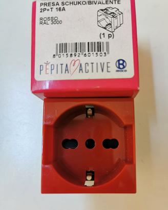 - Bocchiotti Pepita Active B02859 -  Presa rossa