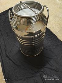 fusto olio 50 Litri 18 10 acciaio 