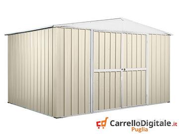 Box in lamiera di Acciaio 360x260cm 9mq avorio