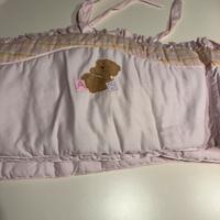 Paracolpi e copertina imbottita per bambina