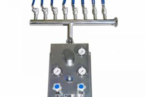 Impianto azoto 8 uscite centralina