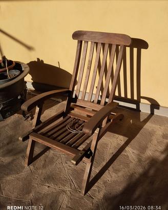 2 sedie in teak