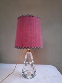 lampada cristallo molato francese