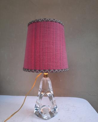 lampada cristallo molato francese