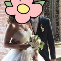 Meraviglioso abito da sposa principesco