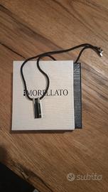 Collana uomo Morellato Noir in acciaio con cordino