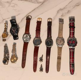 Lotto orologi 4 donna 5 uomo