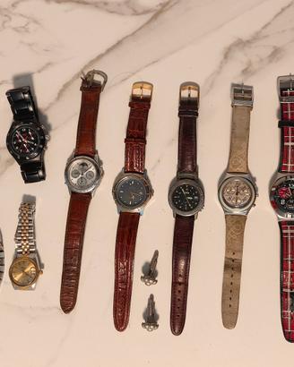 Lotto orologi 4 donna 5 uomo
