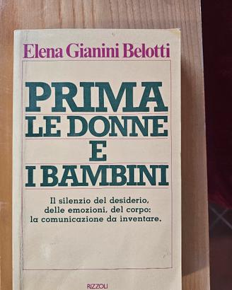 libroPrima le donne e i bambini