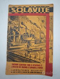Libretto Pubblicitario SOLAVITE Parigi Anni 30 40 