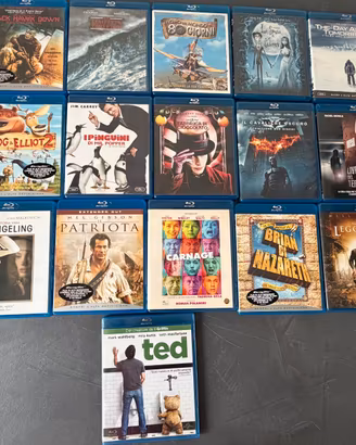 Lotto Blu Ray con titoli fuori catalogo