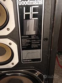 introvabili rare casse acustiche Goodmans 
