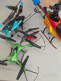 Drone + elicotteri + accessori