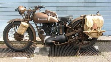 Triumph 3HW militare targata e funzionante