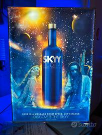 Insegna luminosa Campari SKYY Vodka