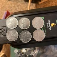 Nr 6 monete da 100 lire vaticano papagiovanniXXII
