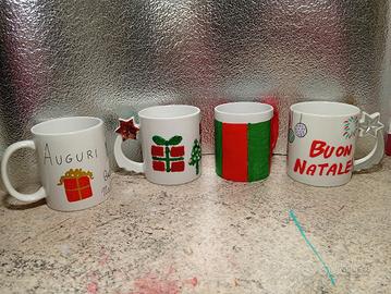 Porcellane decorate a mano vari soggetti