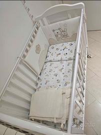 Lettino per bimbi con sbarre