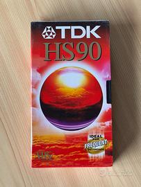 Cassetta VHS TDK HS90 imballo originale