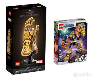 LEGO 76191 Guanto di Thanos Marvel 76141 Mech