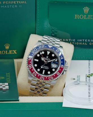 ROLEX GMT MASTER II 126710BLRO PEPSI 2024 FULL SET