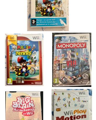 5: 2Mario Tennis, Monopoly, Big Brain, Play Motion