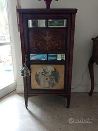 mobiletto antico inglese porta spartiti