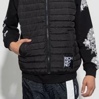 JOHN RICHMOND - Giubbetto Gilet Nero Nuovo Tg S