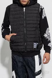 JOHN RICHMOND - Giubbetto Gilet Nero Nuovo Tg S