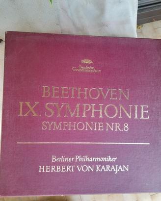 Cofanetto due vinile Beethoven nona sinfonia