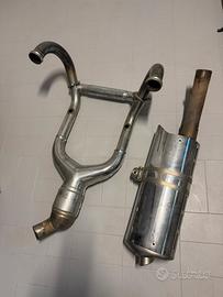 Collettore e scarico bmw gs 1200 anno 2007