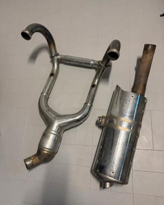 Collettore e scarico bmw gs 1200 anno 2007