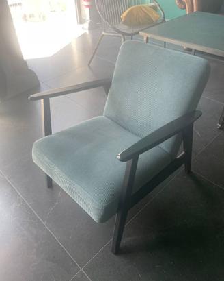 Poltrona IKEA EKENÄSET – Grigio-Turchese