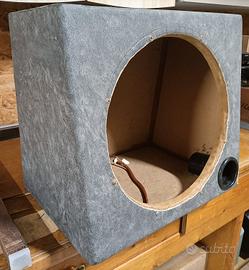 Box reflex 60lt per subwoofer da 38 mm