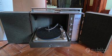 Fonografo Zenith Stereophonic Solid State Portatil