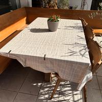 Panca vo tavolo e 4 sedie di Acero Rosso Canadese