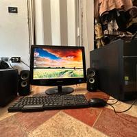 PC ACER+MONITOR+IMPIANTO AUDIO