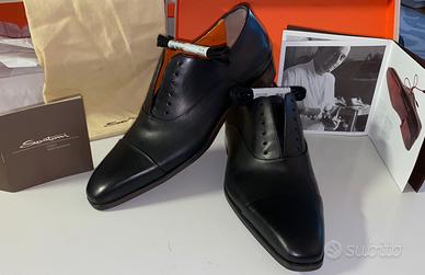 Santoni n 7 - 41 scarpe mod. Derby nuove