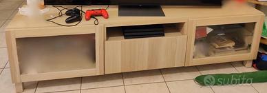 BESTÅ Mobile TV effetto rovere