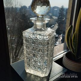 bottiglia cristallo antica