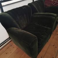 Coppia poltrone forma conchiglia