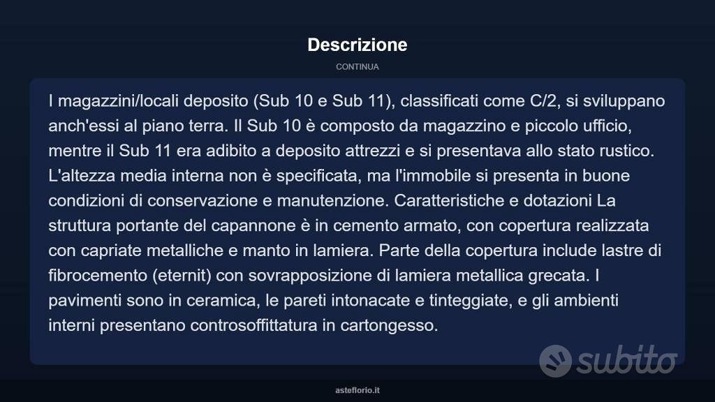Immobile in asta di 300 m² a Montalto Uffugo - Vista 3