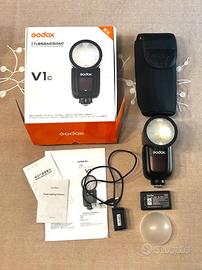 flash GODOX V1 per Canon