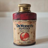 Antico contenitore polvere per dentiere