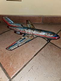Aereo American Airlines giocattolo in latta